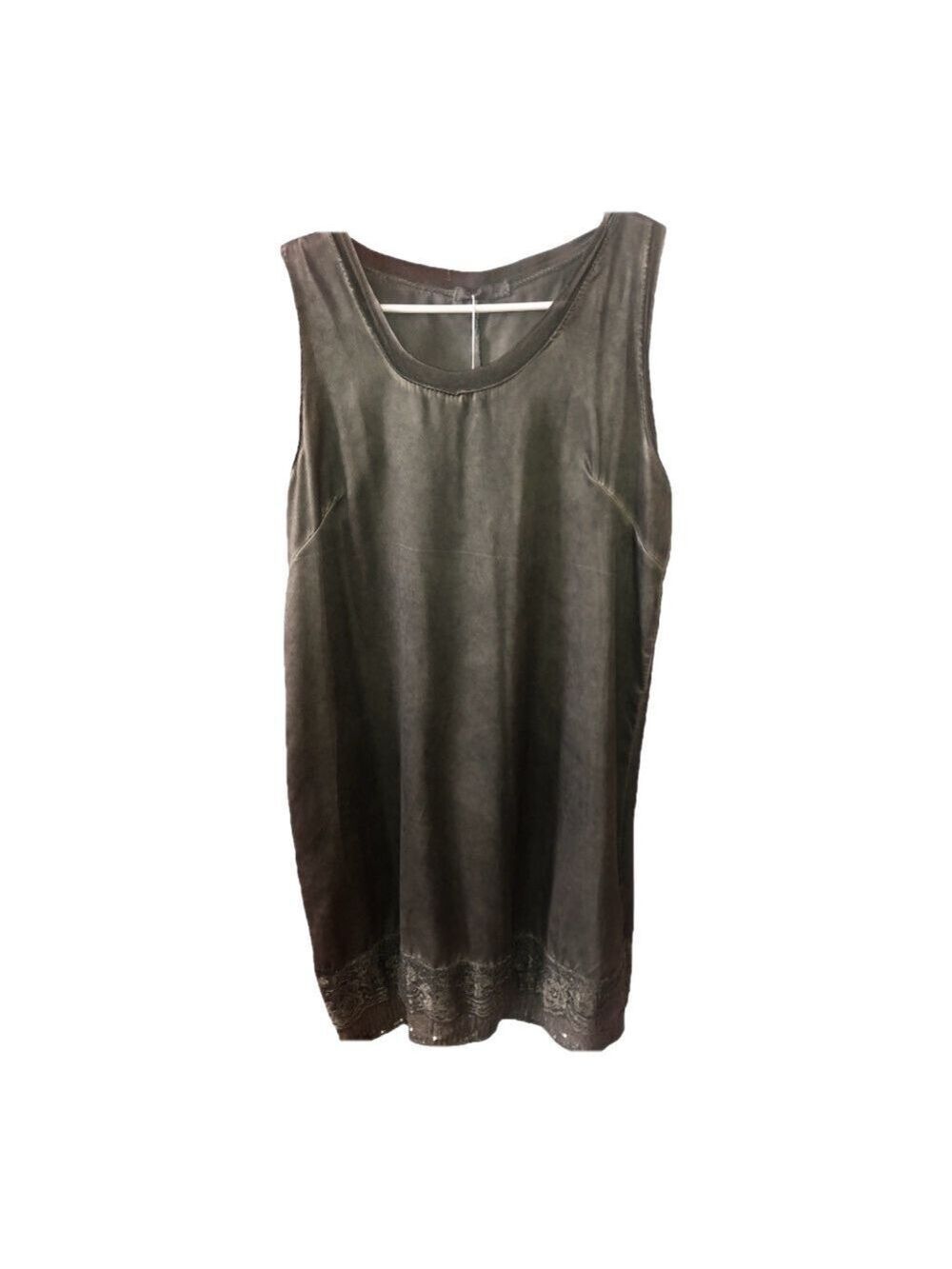 Made Italy Sleeveless Sequin Hem Dress- NWT - Picture 2 of 13
